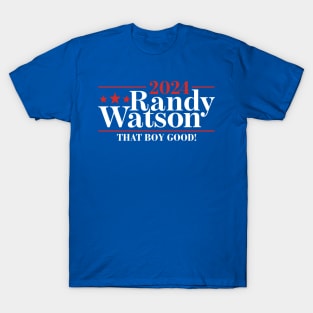 Randy Watson 2024 Presidential Election Parody T-Shirt